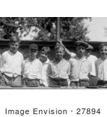 #27894 Historical Stock Photo Of A Messy Group Of Boys With Pie On Their Faces After A Pie Eating Contest In 1923