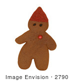 #2790 Picture Of A Gingerbread Elf