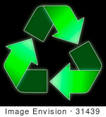#31439 Recycling Symbol Illustration