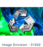 #31932 Conceptual Recycling Symbol