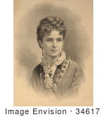 #34617 Stock Illustration Of Mrs Ann Eliza Young Known As The 27th Or 19th Wife Of Mormon Polygamist Brigham Young