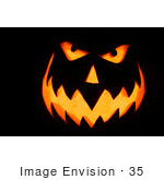 #35 Halloween Picture of a Jack O by Kenny Adams