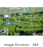 #364 Photograph Of An Aerial View Of A Golf Course Medford Oregon