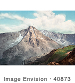 #40873 Stock Photo Of A View Of The Mount Of The Holy Cross In The Sawatch Range Rocky Mountains Colorado