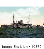 #40875 Tock Photo Of The Battleship Uss Texas