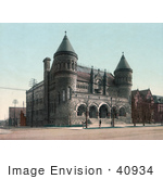 #40934 Stock Photo Of The Detroit Museum Of Art Building Now Called The Detroit Institute Of Arts In Detroit Michigan