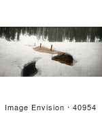 #40954 Stock Photo Of A Miner’S Wood Cabin Buried In Snow At The Edge Of A Forest Colorado