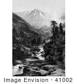 #41002 Stock Photo Of A Rocky River Flowing Near The Mount Of The Holy Cross In The Sawatch Range Of The Rocky Mountains In Colorado