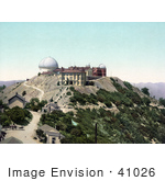 #41026 Stock Photo Of The Lick Observatory On Mt Hamilton In San Jose California