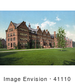 #41110 Stock Photo Of The Dormitories At Vassar College When It Was A Women’S School Poughkeepsie New York
