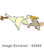 #42383 Clip Art Graphic Of A Stork Delivering A Baby