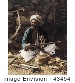 #43454 Rf Stock Photo Of An Arab Carpenter Man Smiling And Posing While Making Plows