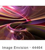 #44464 Royalty-Free (Rf) Illustration Of A Reflective Purple Spiral Background - Version 1