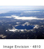 #4810 Aerial Of Crater Lake