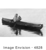 #4828 Eskimo in a Kayak by JVPD