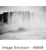 #48808 Royalty-Free Stock Photo Of A Scene Of Rushing Waters Of Horseshoe Falls From The Maid Of The Mist Niagara Falls New York