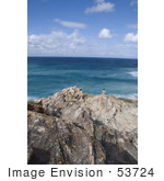 #53724 Royalty-Free Stock Photo Of A Cliff&Rsquo;S Edge
