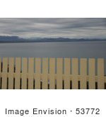 #53772 Royalty-Free Stock Photo Of A Fence Close To A Beach