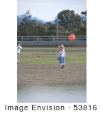 #53816 Royalty-Free Stock Photo Of Children In A Field