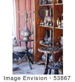 #53867 Royalty-Free Stock Photo Of A Collection Of Antiques