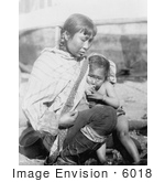 #6018 Inuit Eskimo Mother Breast Feeding