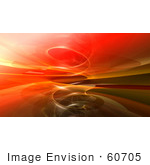 #60705 Royalty-Free (Rf) Illustration Of A Website Background Of A Circling Orange And Yellow Fractal Reflection