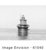 #61040 Royalty-Free Historical Stock Photo Of A View Of Deer Island Light Boston Massachusetts In 1906