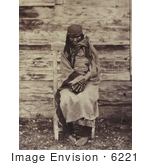 #6221 Colville Indian Woman Holding Baby