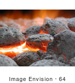 #64 Picture of Burning Charcoal Briquettes by Kenny Adams