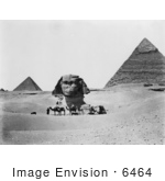 #6464 Egyptian Pyramids And Sphinx