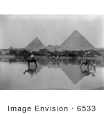 #6533 Flooded Village Near The Egyptian Pyramids