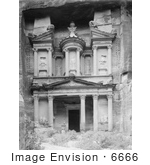 #6666 El-Kazne The Treasury In Petra