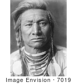 #7019 Stock Photography: A Crow Indian Man Called Chief Child