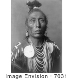 #7031 Stock Photograph: Native American Man Called Medicine Crow