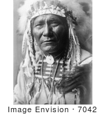 #7042 Stock Photography: Crow Indian Man By The Name Of Ghost Bear