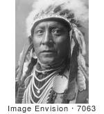 #7063 Stock Photography: Crow Indian Called Old White Man