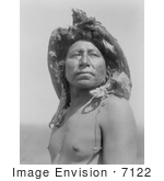 #7122 Stock Photography: Crow Indian The Eagle Medicine-Man