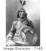 #7145 Stock Image: Sioux Man Named Fool Bull