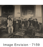 #7159 Stock Image: Louis Firetail In A Classroom