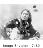 #7160 Stock Image: Sioux Man Called Sunflower