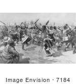 #7184 Stock Image: Sioux Indian Ghost Dance
