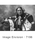 #7196 Stock Image: Sioux Man Named Eddie Plenty Holes