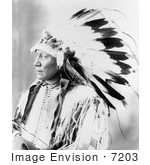 #7203 Stock Image: Chief Hollow Horn Bear