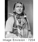 #7204 Stock Image: Sioux Indian Man, Joe Black Fox by JVPD