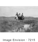 #7215 Stock Image: Sioux Indians On Horses