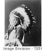 #7251 Stock Image: Sioux Indian Named Afraid Of Eagle