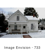 #733 Photograph Of The Historical Turner House In Jacksonville Oregon
