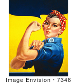 #7346 We Can Do It! Rosie The Riveter Image