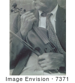 #7371 Stock Image Of James Duff With Violin