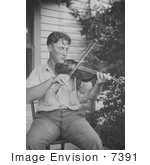 #7391 Stock Image Of Wayne Perry Playing A Violin